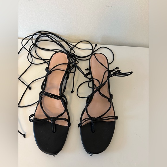 J Crew Strappy Mini Heel Sandal size 11 - Picture 3 of 7